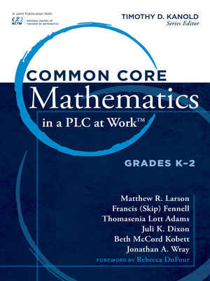 cover image of Common Core Mathematics in a PLC at Work&#174;, Grades K-2